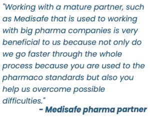 Medisafe testimonials from pharma partner